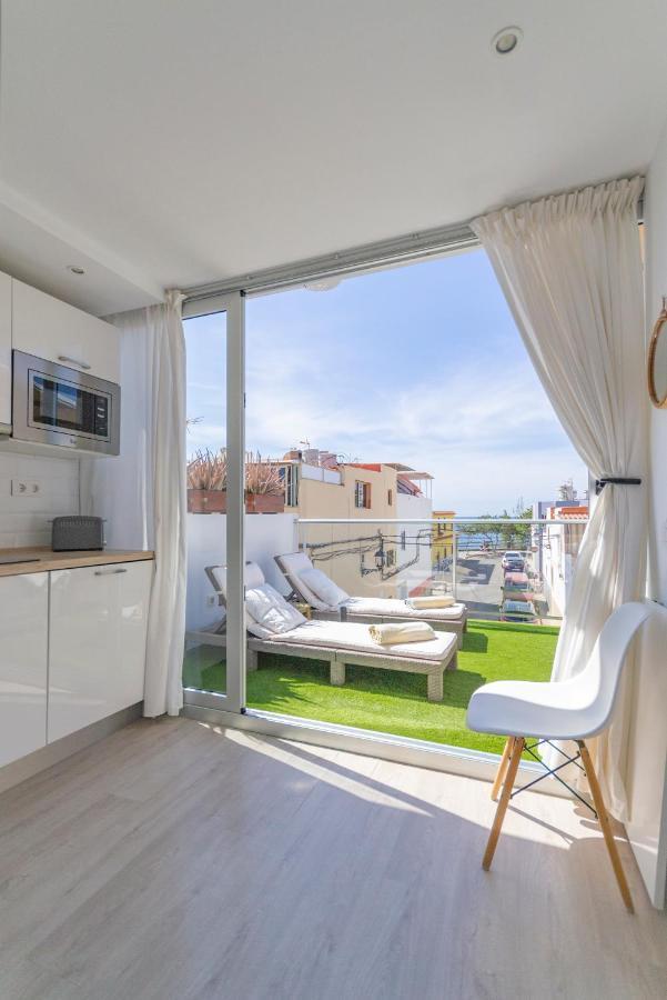 Cozy And Sea Views Private Terrace Apartment Ла-Плайя-де-Арнегин Экстерьер фото